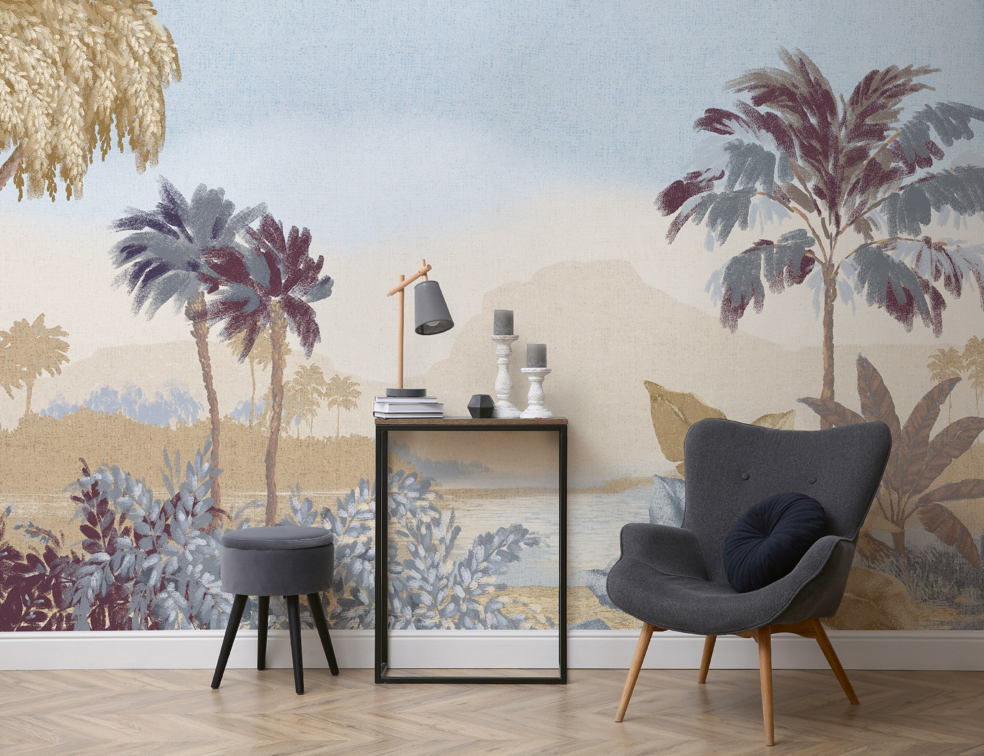 Панно Loymina Пейзаж 2 Мадагаскар ART21 004 3×5 фото в интерьере